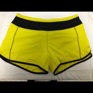 Lululemon speed run shorts LE